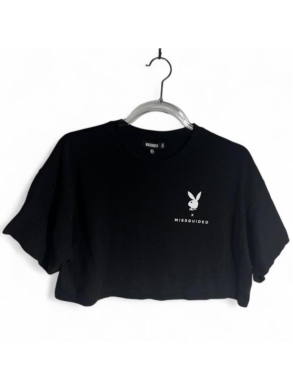 Missguided x Playboy Crop Top Size 4(S)